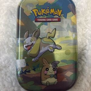Pokemon Trading Card Game Tin - Blue, Yellow, Green